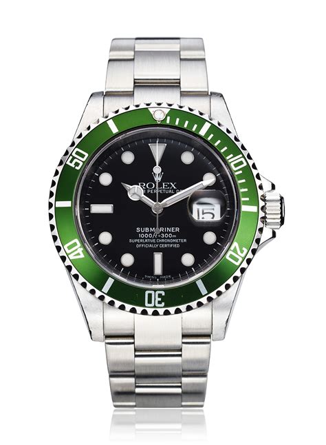 rolex green submariner 50th anniversary.